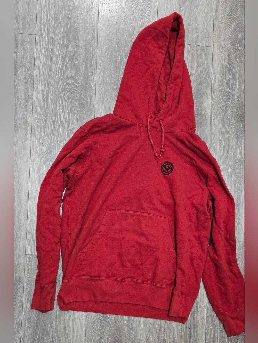 Spiderman Red Hooded Pullover Sweatshirt